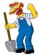 Groundskeeper Willie as Gunther