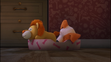 Jack (Mariah Carey's All I Want for Christmas is You) was sleeping with the stuffed lion