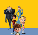 (Family) Gru, Lucy, Penny, Ted and Nate
