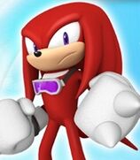 Knuckles the Echidna as Hefty Smurf