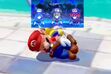 Mario has fallen into a deep sleep while doing jumping jacks