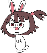 Atsuko as an European Rabbit