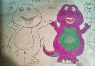 My Sketch Redesign of Barney