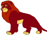 Roary the Red Devil Lion