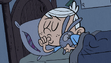 S1E02B Lincoln sleeping like a baby
