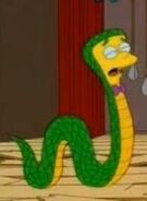 Smithers as Slithers.