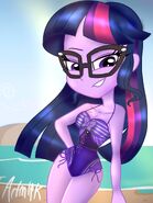 Beach time with scitwi by artmlpk ddolxmx-fullview