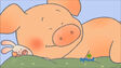 Wibbly Pig Sleeping