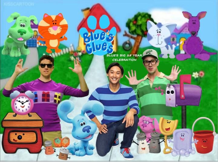 Blue clues kisscartoon 2025