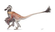 Velociraptor as Buster Moon