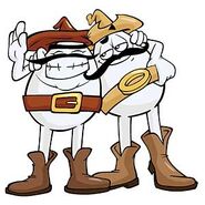 Chema and Chava as Digger the Hole
