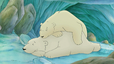 Frieda and Mika (The Little Polar Bear) sleeping 2