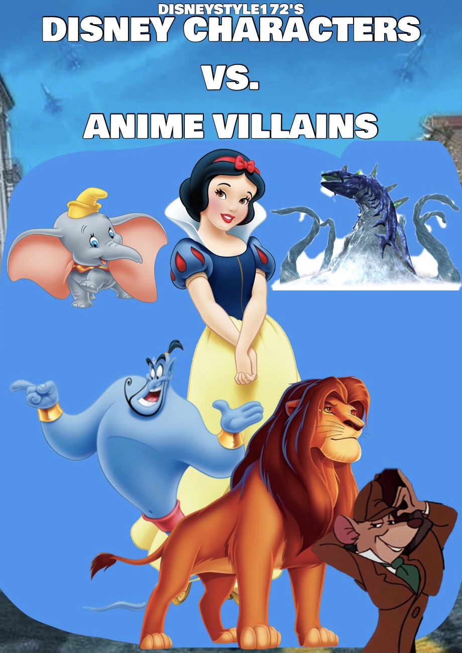 Disney Characters vs. Anime Villains | The Parody Wiki | Fandom