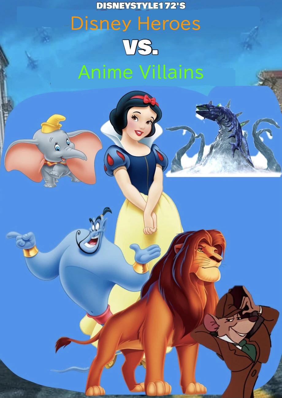 Disney Characters vs. Anime Villains | The Parody Wiki | Fandom Disney Characters vs. Anime Villains | The Parody Wiki | Fandom