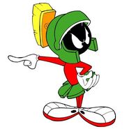 Marvin the Martian as Mr. Smee