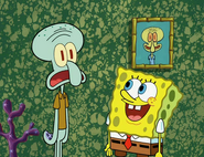 Spongebob visit squidward house