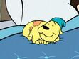 T-Bone sleeping in The Big Sleepover