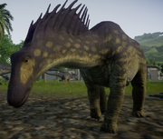 Amargasaurus in Jurassic World Evolution
