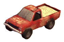 Big red clearance truck toy