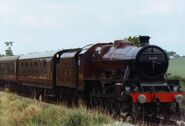 LMS Jubilee class steam locomotive 5690 Leander