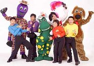 Various Wiggles Characters as Monkeys