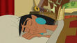 Kuzco (The Emperor's New School) sleeping