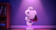 Snoopy as Balloon Boy