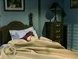 Telly sleeping in Bob's bed in episode 2796