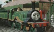 Emily the green engine as Sarafina