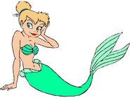 Tinkerbell as a mermaid by optimusbroderick83 d62d4m2