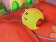 Zowie Polie sleeping in bed
