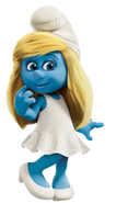 Smurfette as Cinderella