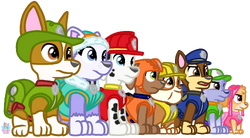 PAW Patrol Rubble Vector 7 by RainbowEevee-DA on DeviantArt