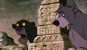 Baloo (Animated) (with Bagheera (Animated) as an extra) as The Stove