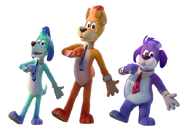 The Barkapellas as Pluskins