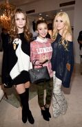 With Kerris Dorsey (left) and Katherine McNamara