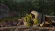 Shrek and Donkey Sleeping