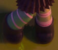 Vanellope's Black Boots (X32)