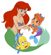 Ariel flounder mertreasure