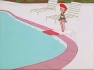 Dexter's Lab - Better Off Wet - Full Episode - Part 5 - Dexter's Mom, on the diving board, starts to dive.