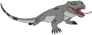 Janis as a Komodo Dragon