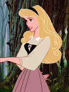 Princess Aurora as Miss Kitty