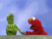 Kermit freakout Elmo loud quiet