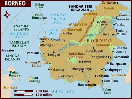 Borneo Location On Map Borneo | The Parody Wiki | Fandom