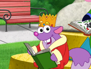 Tico's king costume from Dora's Royal Rescue.