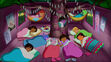 Dora and friends are sleeping in Return to the Rainforest