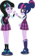 Twilight with another girl.