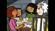 WordGirl-Becky finds Two Brains to be sus at dinner