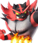 Incineroar as Creature Under the Stairs