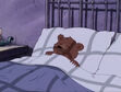 Little Bear was sleeping in bed